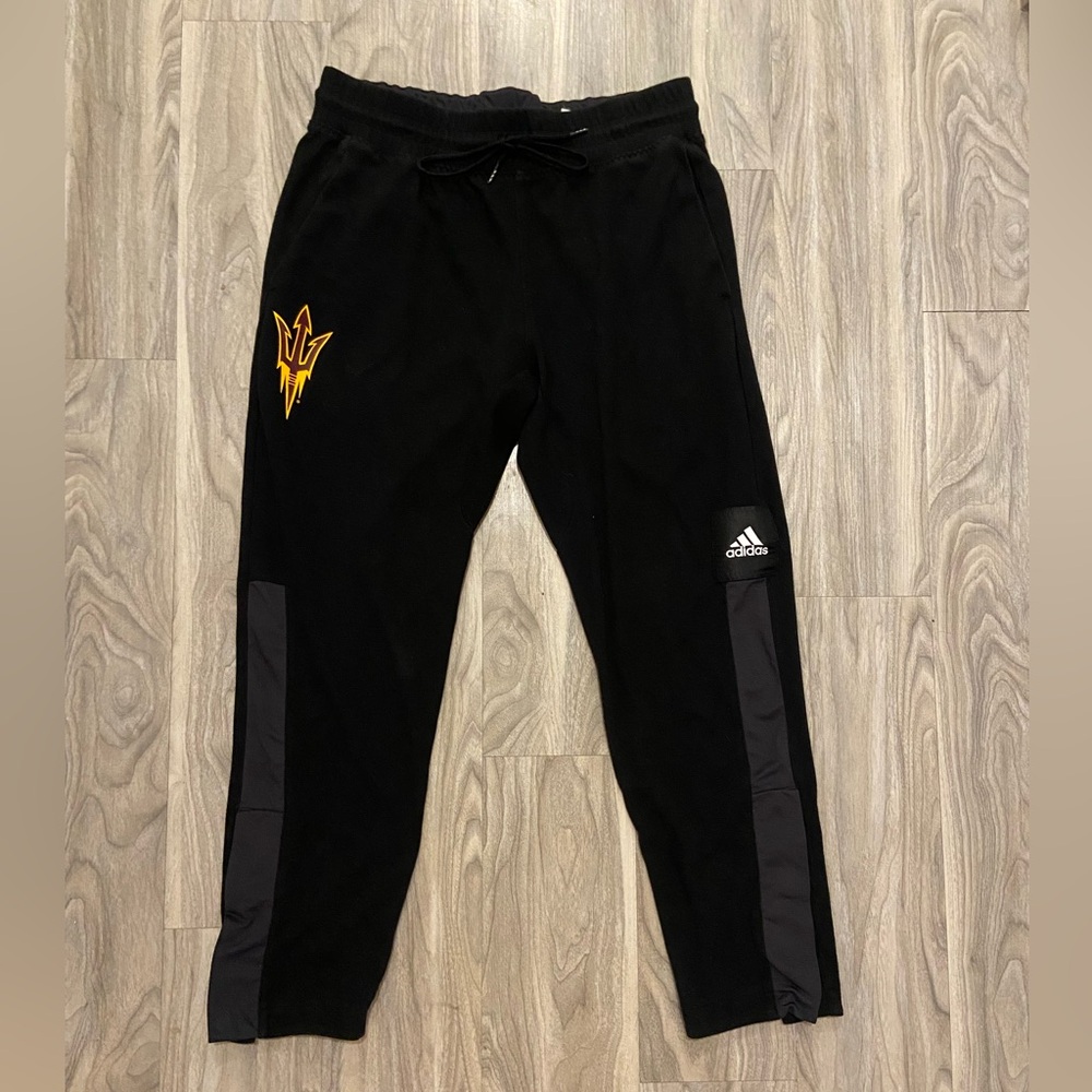 Adidas Basketball Club ASU Arizona Side Snap Sweatpants Size S